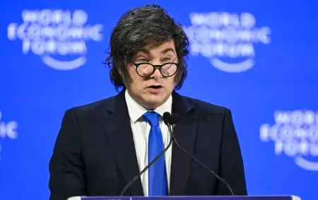 Javier Milei en Davos en 2026
