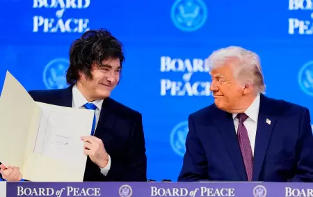 Trump y Milei en la inauguraci�n del Consejo de la Paz