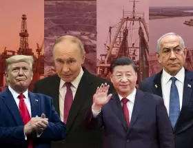 Donald Trump, Vladimir Putin, Xi Jin Pin, Benjam�n Netanyahu