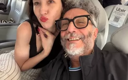 Sof�a Gala y Fito P�ez, entre flores, m�sica y "te amo"