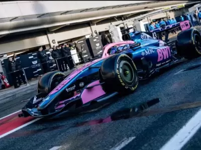 El A256 de Alpine que maneja Franco Colapinto brill� en las pruebas de Barcelona.