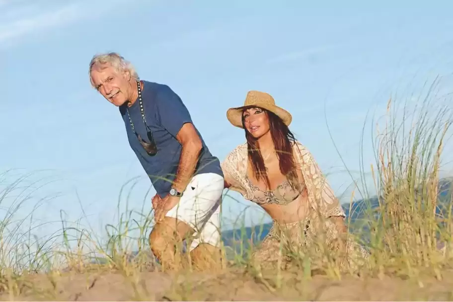 Pato Galmarini y Moria Casán