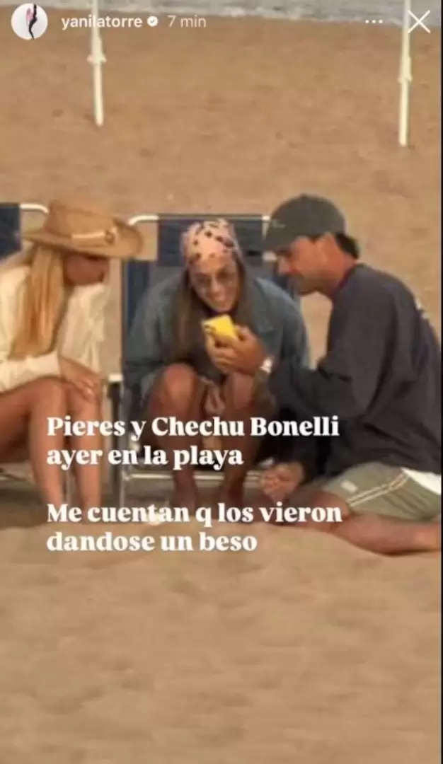 Aseguran que Chechu Bonelli y Facundo Pieres estuvieron a los besos en la playa