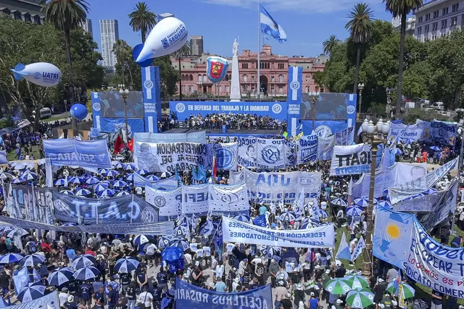 As� fue la �ltima movilizaci�n de la CGT