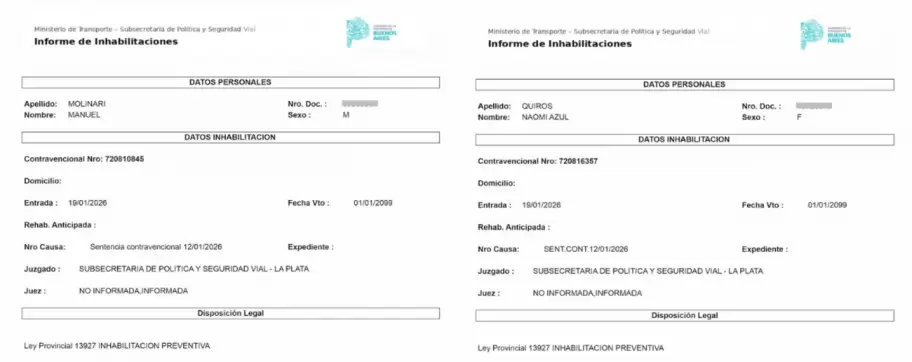 El Ministerio de Transporte bonaerense resolvi� suspender las licencias de los conductores de los veh�culos implicados en el accidente