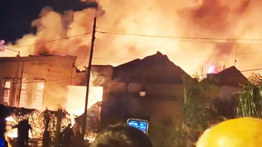 Explosión en la madrugada y pánico en San Fernando