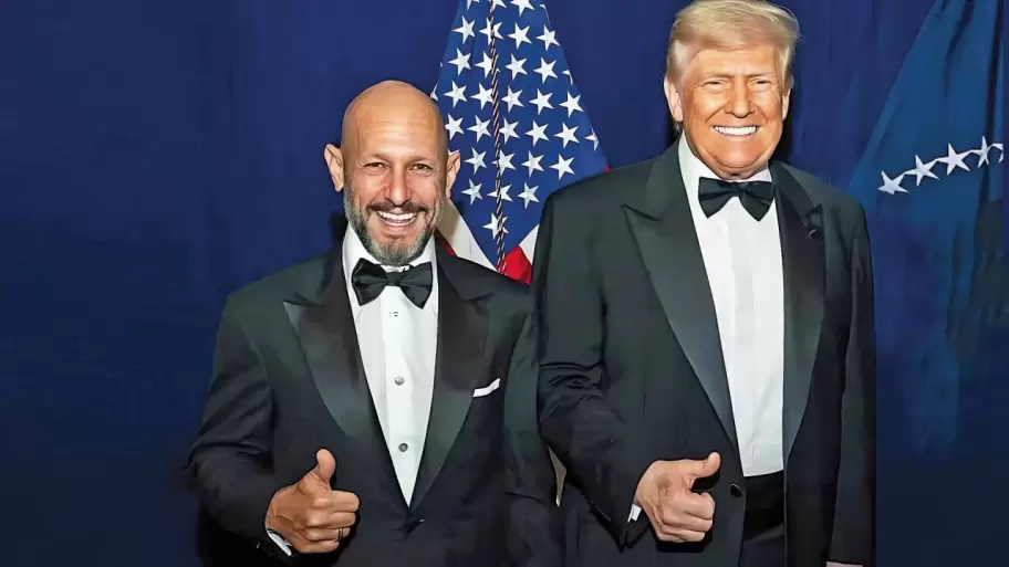 Leonardo Scatturice y Donald Trump