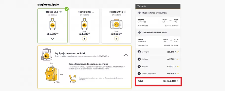 El usuario que iba a pagar 65 mil pesos, termina pagando casi 165 mil