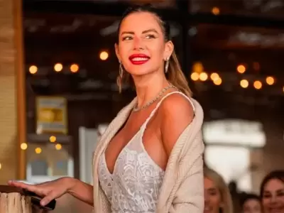 Karina Jelinek en el desfile en Punta del Este