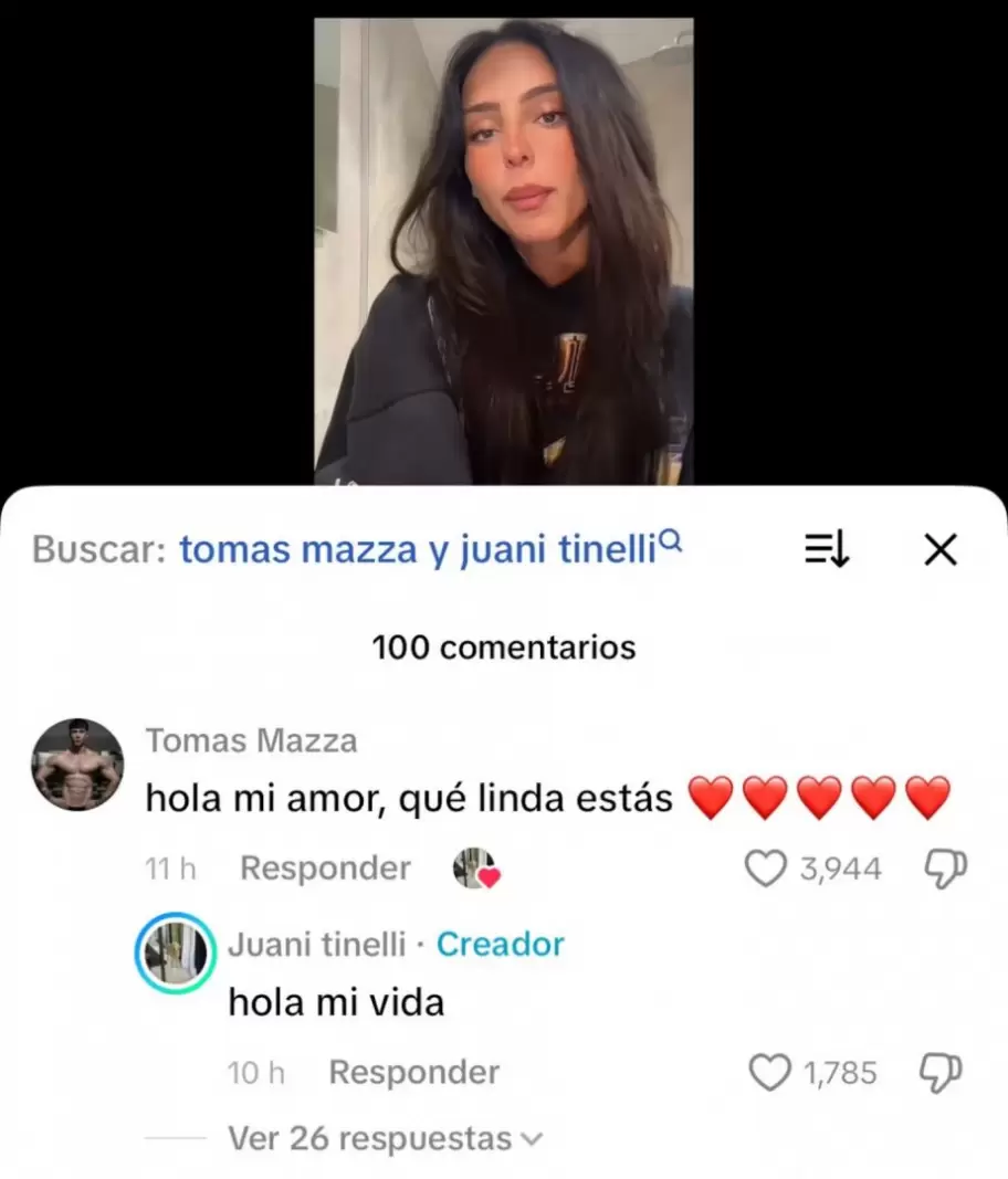 El ida y vuelta entre Juana Tinelli y Tomás Mazza