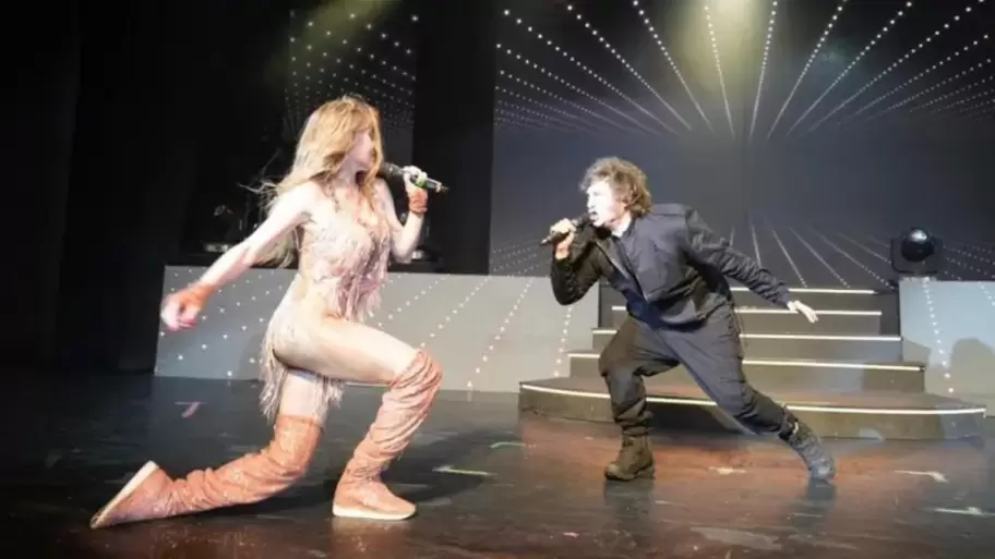 Javier Milei jug� a ser estrella pop con F�tima Florez