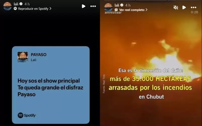Fiel a su estilo, Lali Esp�sito apunt� contra Javier Milei