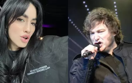 Lali Esp�sito y Javier Milei