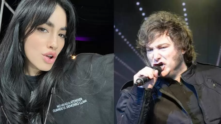 Lali Esp�sito y Javier Milei