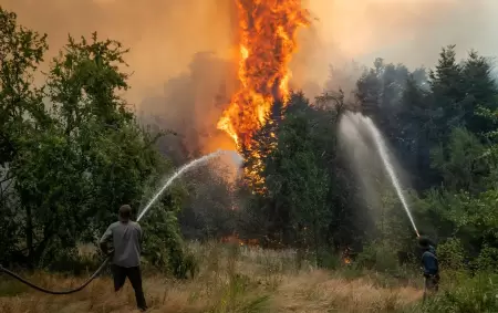 La Patagonia argentina sufre los peores incendios forestales de las �ltimas tres d�cadas