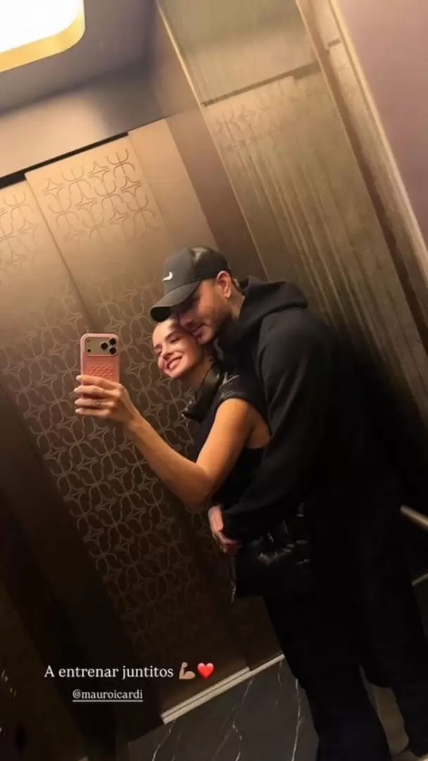 Mientras Wanda Nara lanz� su nueva publicidad, la China e Icardi entrenaron juntos en Turqu�a