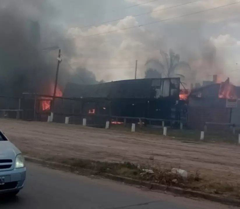 Se incendió el boliche Fiamma Club, asociado a L-Gante