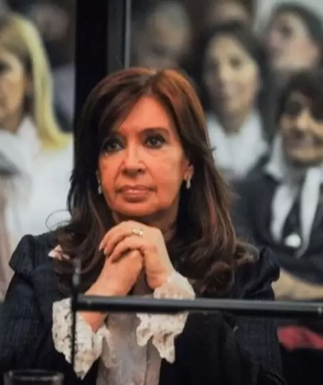 Cristina en una audiencia por la Causa Cuadernos