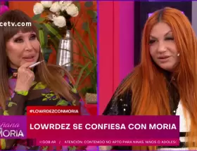 Moria Cas�n volvi� a recibir a Lowrdez Fern�ndez en su programa.