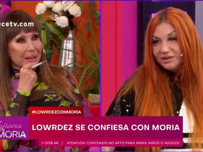 Moria Cas�n volvi� a recibir a Lowrdez Fern�ndez en su programa.