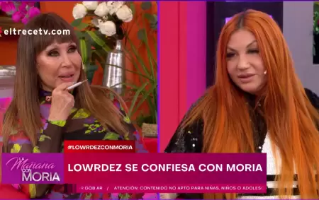 Moria Cas�n volvi� a recibir a Lowrdez Fern�ndez en su programa.