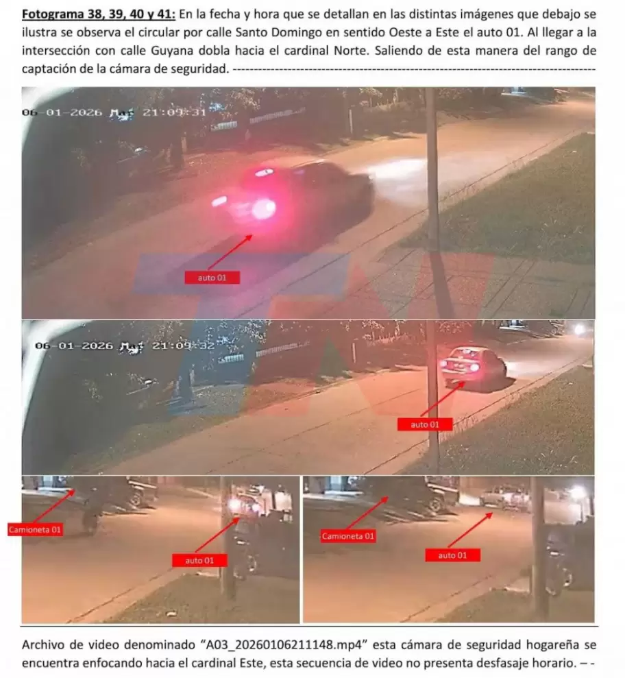 Las c�maras de seguridad determinaron que �rika Antonella �lvarez no sali� con vida de la casa de Felipe Sosa