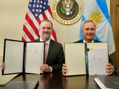 Argentina firm� un Acuerdo de Comercio e Inversi�n Rec�proco con Estados Unidos.