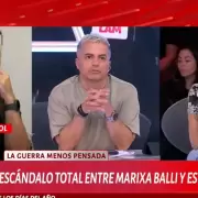 Esc�ndalo en vivo: Marixa Balli y Esteban Mirol se cruzaron por La Salada, la crisis textil y un supuesto ajuste rom�ntico