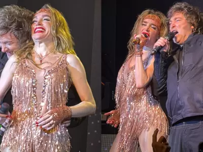 F�tima Fl�rez y Javier Milei