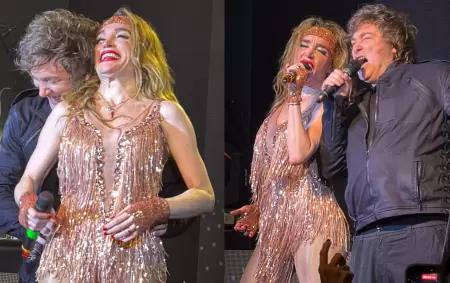 F�tima Fl�rez y Javier Milei