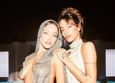 Emilia Mernes y Tini Stoessel