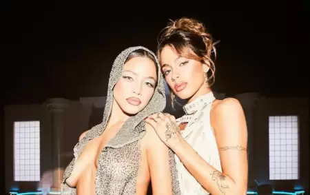 Emilia Mernes y Tini Stoessel