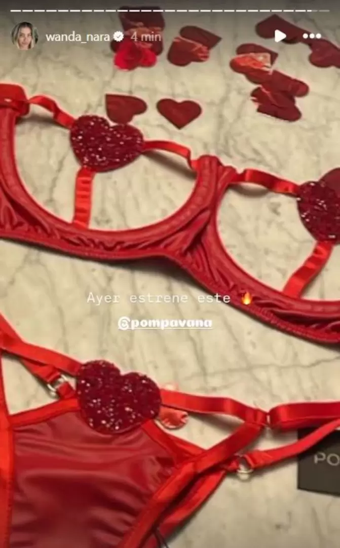 Wanda Nara ya hab�a trabajado con la marca de lencer�a que ahora publicita la China Su�rez
