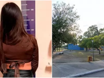 La acusada, una docente de 23 a�os, fue detenida por lesiones graves.