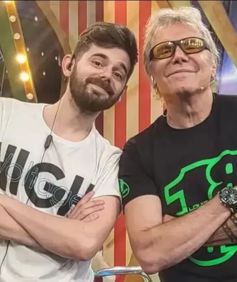 Beto Casella y su hijo Franco Casella