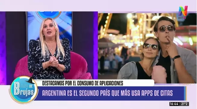 Seg�n cont� Pilar Smith Argentina es el segundo pa�s del mundo que m�s utiliza apps de citas