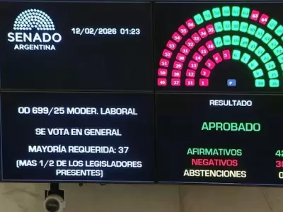 El Gobierno logr� en el Senado la aprobaci�n de la llamada ley de modernizaci�n laboral