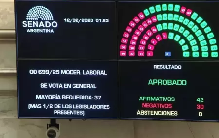 El Gobierno logr� en el Senado la aprobaci�n de la llamada ley de modernizaci�n laboral