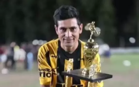 Exequiel Fern�ndez, de 34 a�os, ten�a una herida de arma de fuego en el rostro.