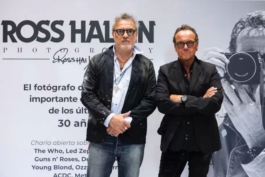 Ross Halfin present� Deadman junto a Jorge Corcho Rodr�guez en Punta del Este