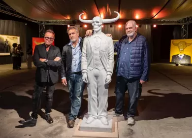 Ross Halfin present� Deadman junto a Jorge Corcho Rodr�guez en Punta del Este