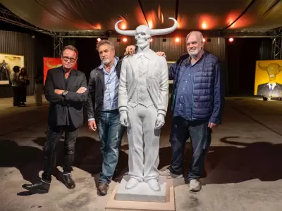 Ross Halfin present� Deadman junto a Jorge Corcho Rodr�guez en Punta del Este