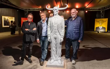 Ross Halfin present� Deadman junto a Jorge Corcho Rodr�guez en Punta del Este