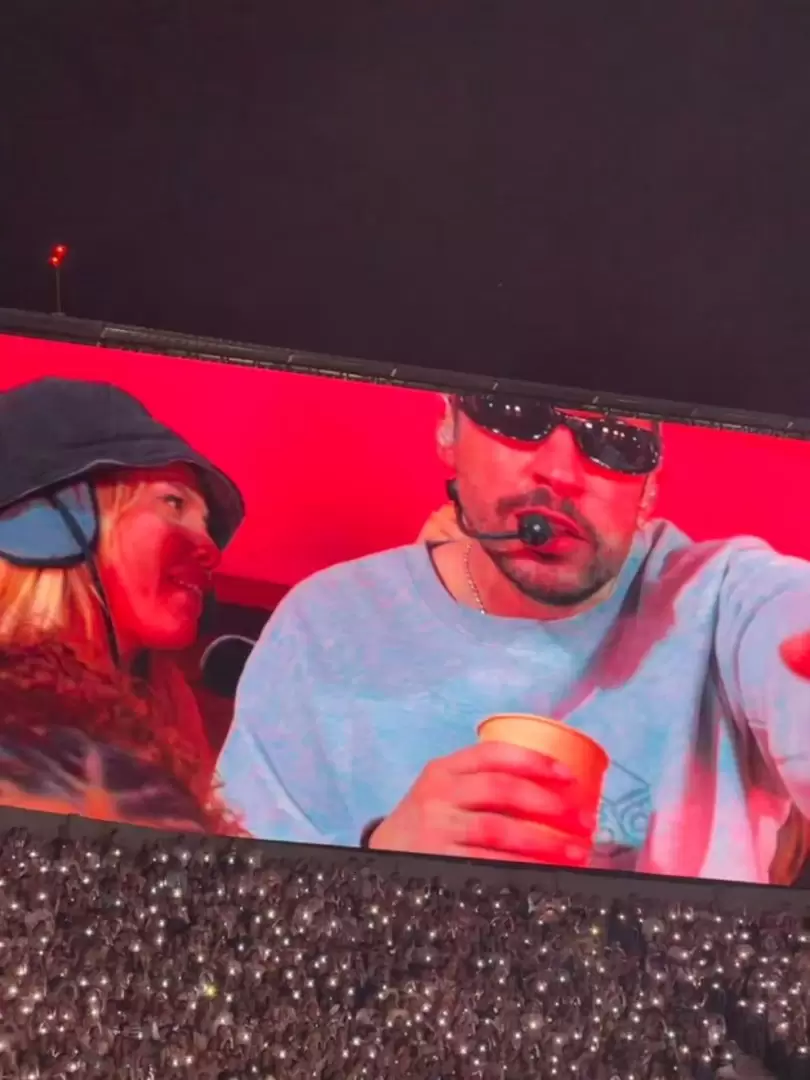 Wanda Nara en La Casita de Bad Bunny