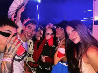 Wanda Nara, Lali Esp�sito y Nicki Nicole sorprendieron en La Casita de Bad Bunny