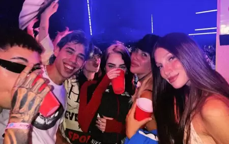 Wanda Nara, Lali Esp�sito y Nicki Nicole sorprendieron en La Casita de Bad Bunny