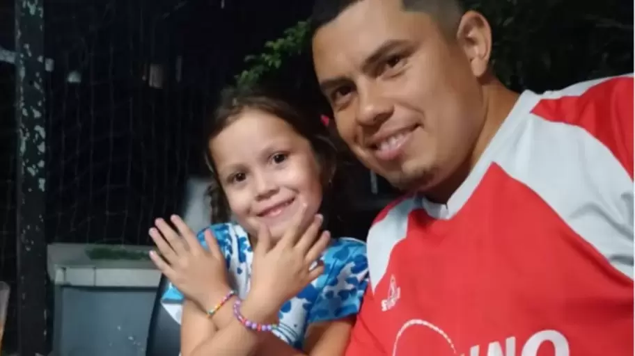 Kim y su papá Marcos Gómez