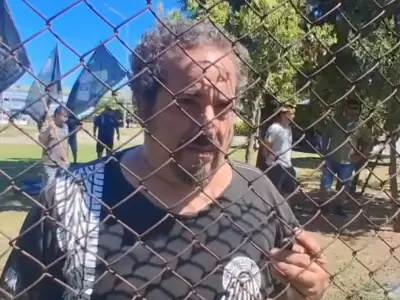 El secretario general del Sindicato �nico de los Trabajadores del Neum�tico Argentino (SUTNA), Alejandro Crespo