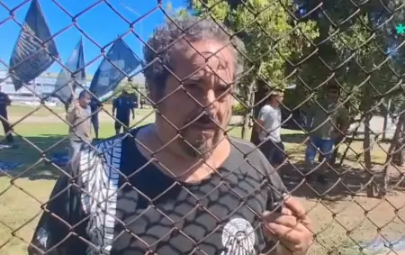 El secretario general del Sindicato �nico de los Trabajadores del Neum�tico Argentino (SUTNA), Alejandro Crespo