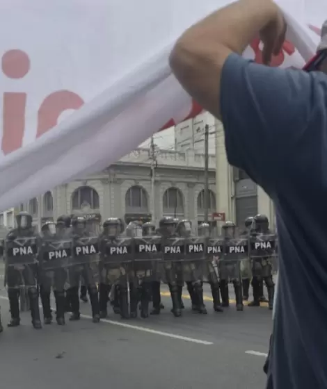 Represi�n en el Puente Pueyrred�n